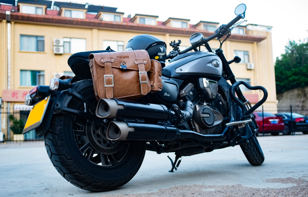 Genuine Leather Biker Bags