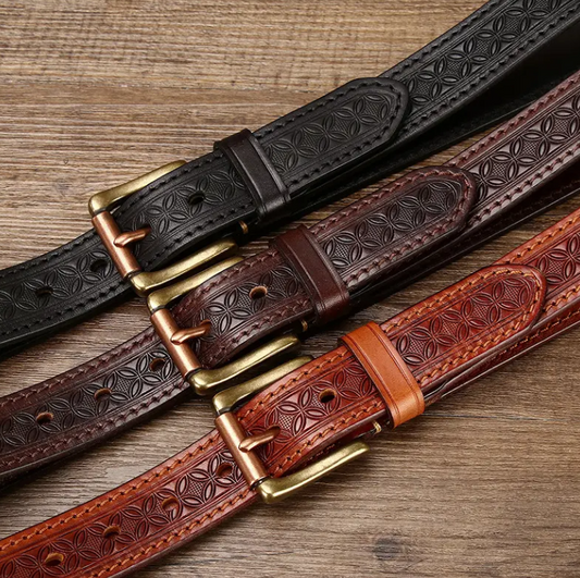 Buckle & Grain - vintage genuine leather belts